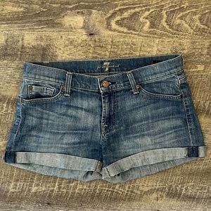 7 for all Mankind Jean Shorts